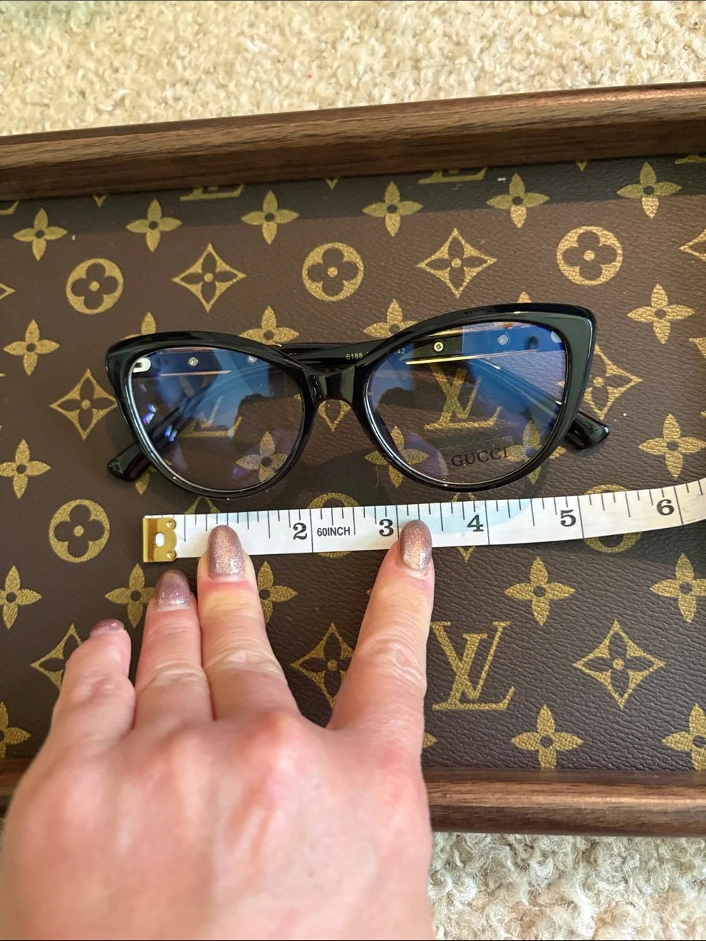 Inspired Black Cat-Eye Women's blue light Glasses